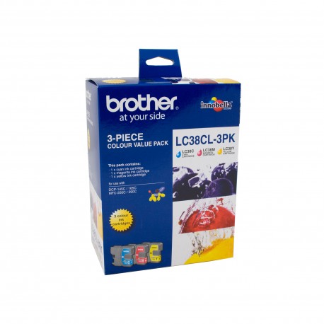 Brother LC38 CMY Colour Pack