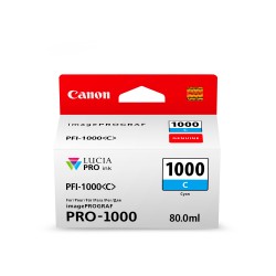 Canon PFI1000 Cyan Ink Cart