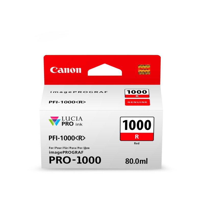Canon PFI1000 Red Ink Cart
