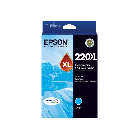Epson 220XL Cyan Ink Cart
