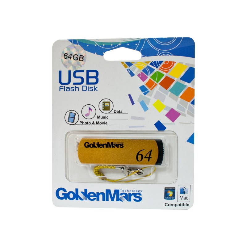 GoldenMars USB Drive 64GB