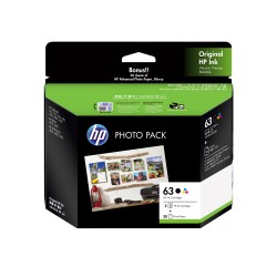 HP #63 Ink Photo Value Pack