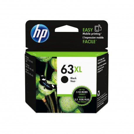 HP #63XL Black Ink F6U64AA