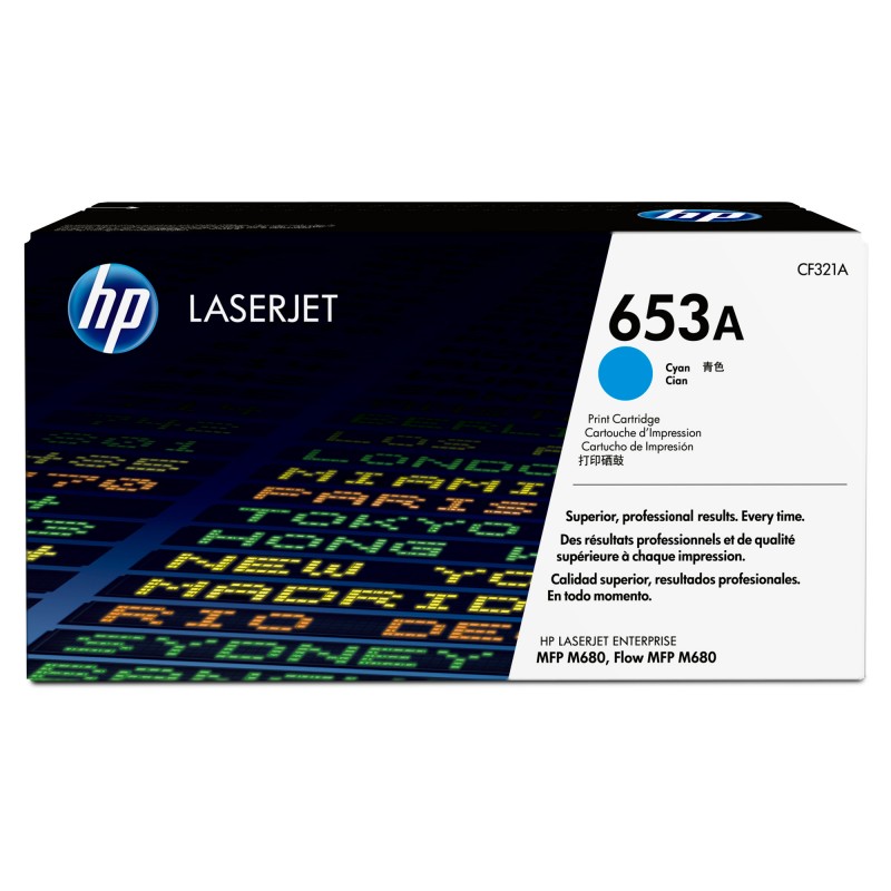HP #653A Cyan Toner CF321A