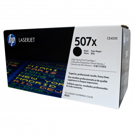 HP #507X Black Toner CE400X