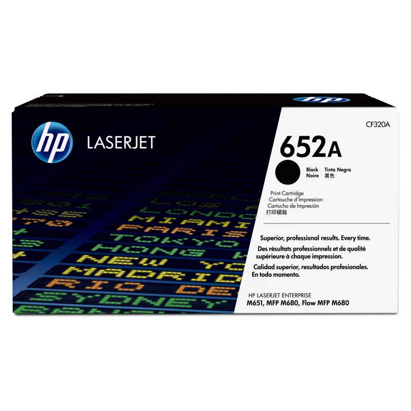 HP #652A Black Toner CF320A