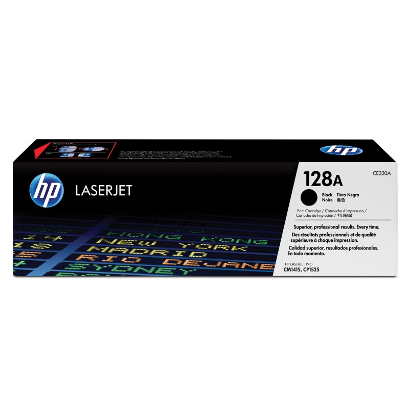 HP #128A Black Toner CE320A