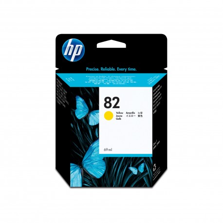 HP #82 Yellow Ink Cart C4913A
