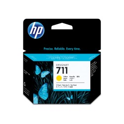 HP #711 29ml Yell 3 Pk CZ136A