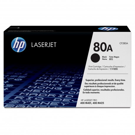 HP #80A Black Toner CF280A