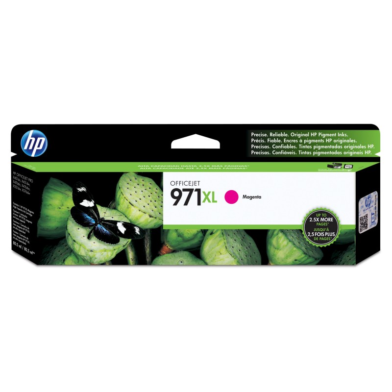 HP #971XL Magenta Ink CN627AA