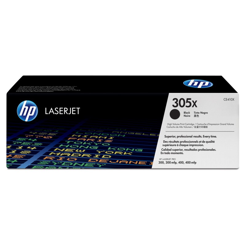 HP #305X Black Toner CE410X