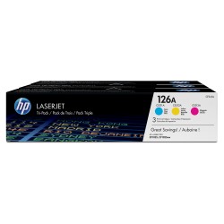 HP #126A CMY Toner Tri Pack