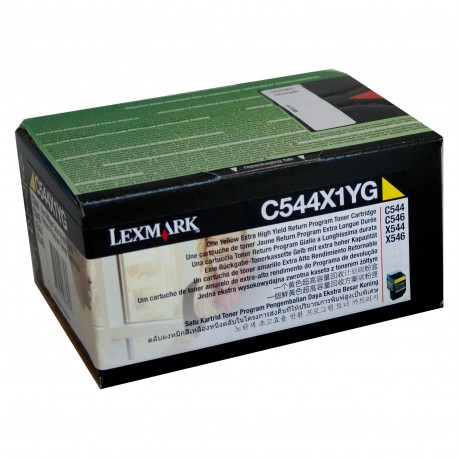 Lexm C544X1YG Yellow Toner