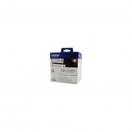 Brother DK22251 White Roll