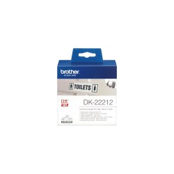 Brother DK22212 White Roll