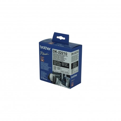 Brother DK22210 White Roll